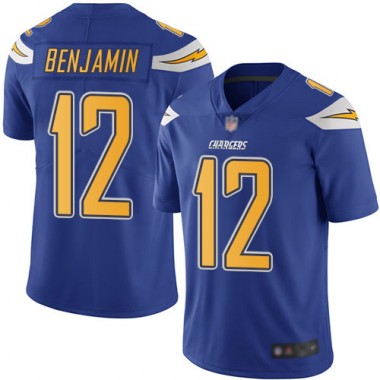 Los Angeles Chargers NFL Football Travis Benjamin Electric Blue Jersey Youth Limited #12 Rush Vapor Untouchable